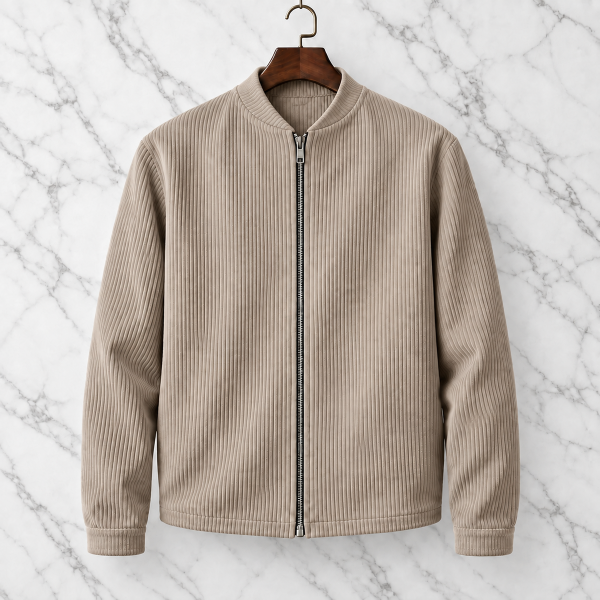 ÁLVARO | CHAQUETA DE PANA CON CIERRE