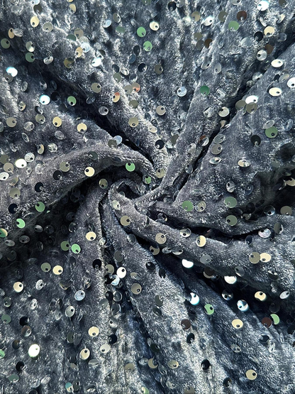 💖LETZTER TAG IM ANGEBOT: 60 % RABATT🥰 Damenhose mit Paillettenmuster, weitem Bein und elastischem Bund