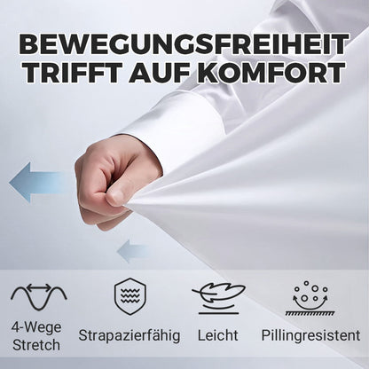 👔 Herren Stretchhemd – Knitterfrei und bequem