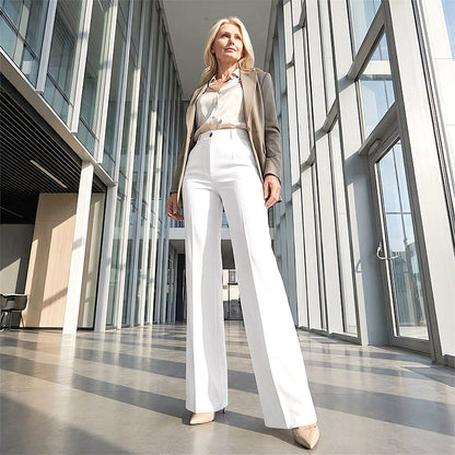 ⌛ Nur noch 3 Tage – 50 % auf alles! ⏰Damen-Anzughose mit hoher Taille