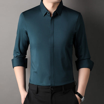 👔 Herren Stretchhemd – Knitterfrei und bequem