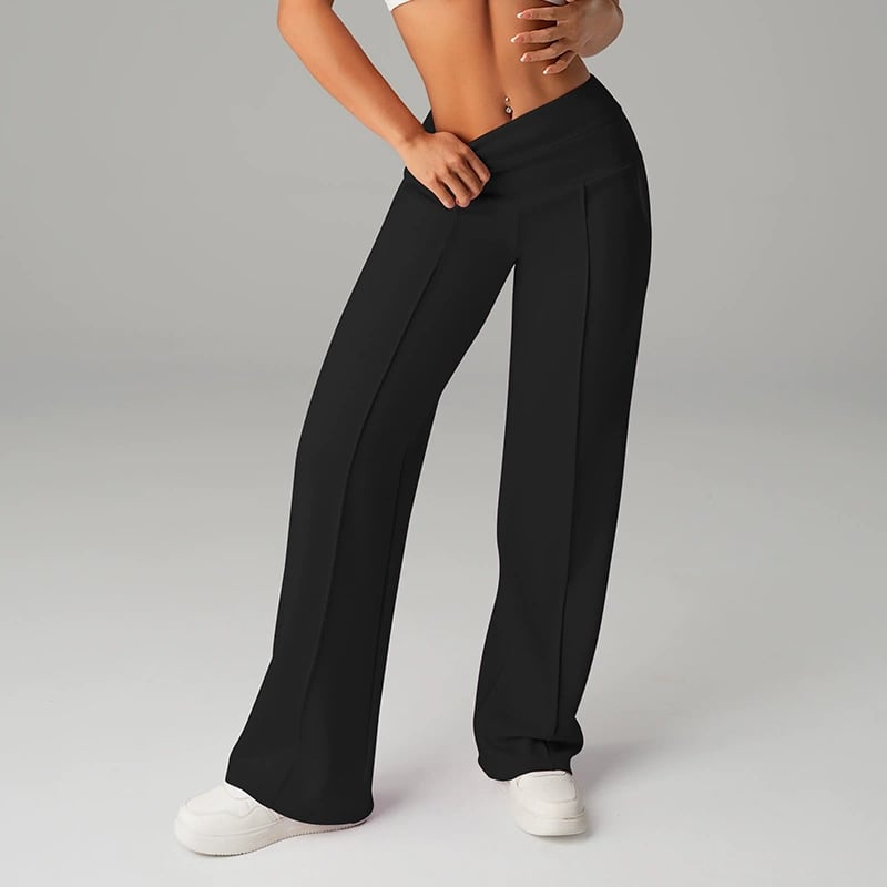 💗LETZTER TAG DES AUSVERKAUFS 50 % RABATT⚡50.000+ VERKAUFT💕Einfarbige, locker sitzende Damenhose mit geradem Bein
