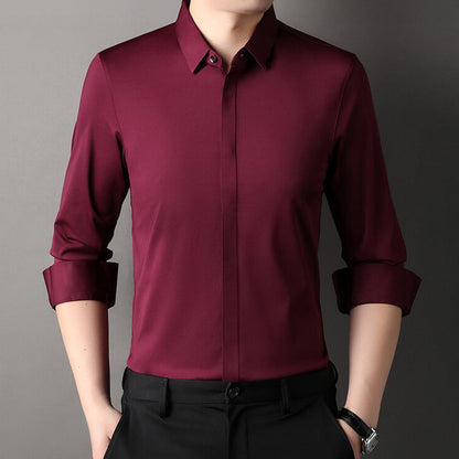 👔 Herren Stretchhemd – Knitterfrei und bequem