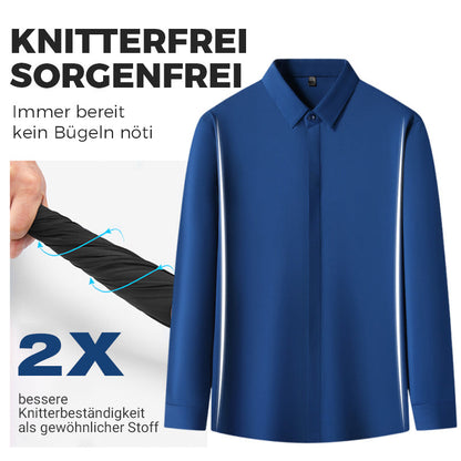 👔 Herren Stretchhemd – Knitterfrei und bequem
