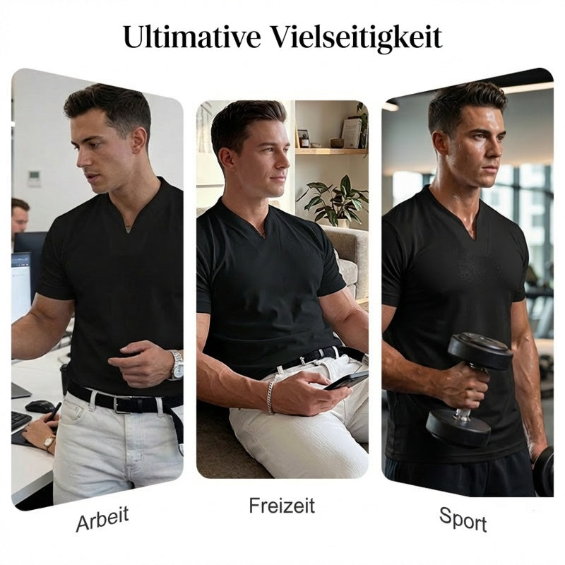 🔥HEIßER VERKAUF 50% RABATT🔥2026 Herren Geschäfts-Kurzarm-Fitness-T-Shirt