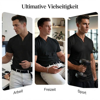 🔥HEIßER VERKAUF 50% RABATT🔥2026 Herren Geschäfts-Kurzarm-Fitness-T-Shirt