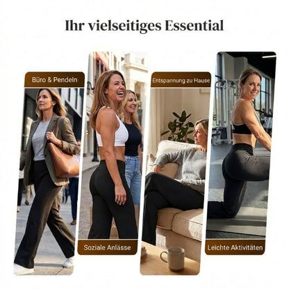 💗LETZTER TAG DES AUSVERKAUFS 50 % RABATT⚡50.000+ VERKAUFT💕Einfarbige, locker sitzende Damenhose mit geradem Bein