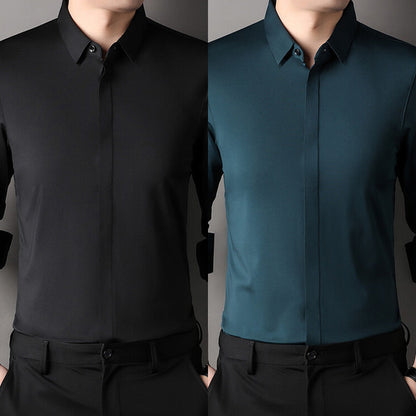 👔 Herren Stretchhemd – Knitterfrei und bequem