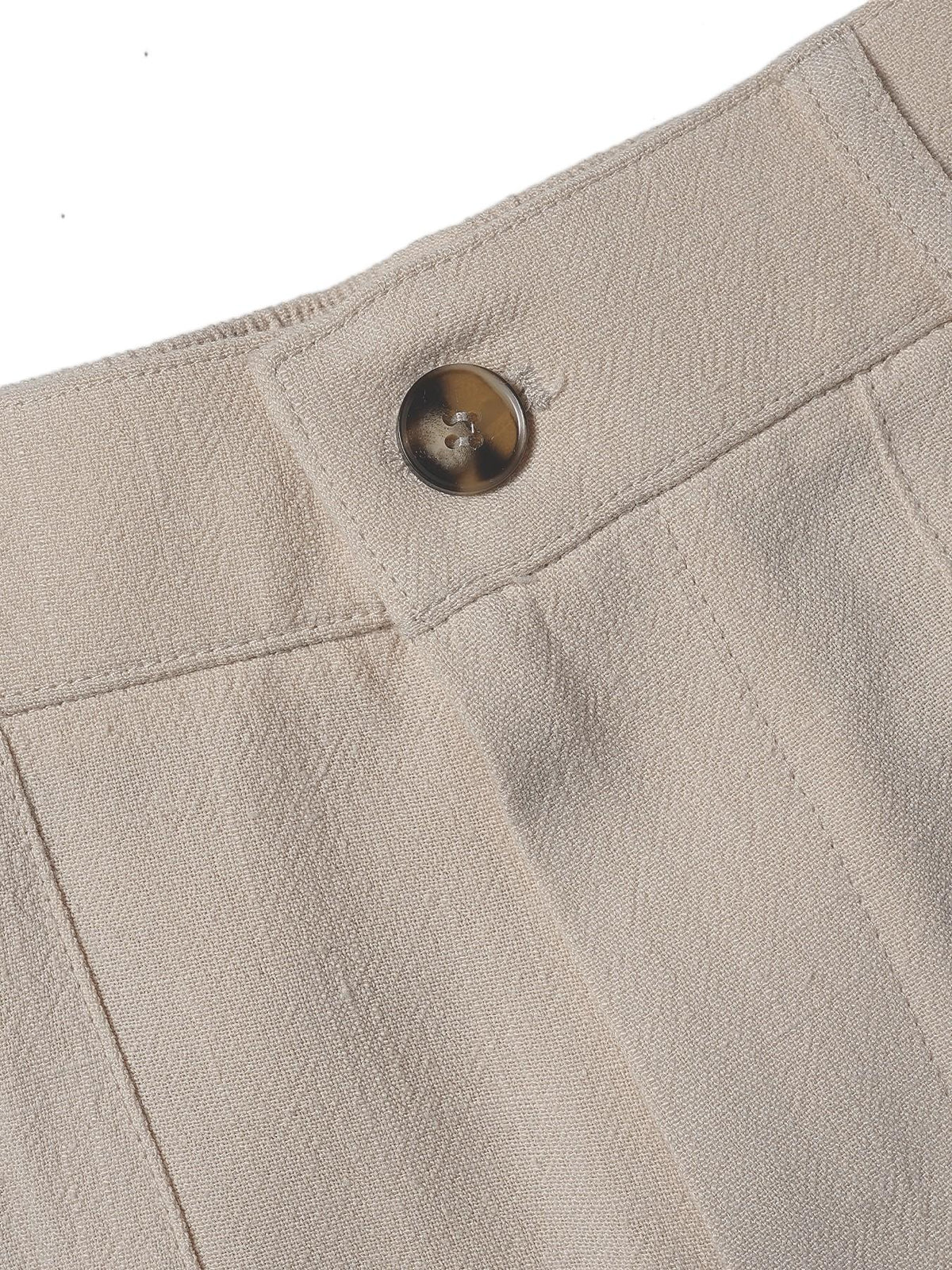 🔥 HALBPREIS DEAL ☀️ Lässige Damen Loungehose aus Baumwoll-Leinen-Mix 👖 Fließend, gerades Bein & hoher Bund – perfekt für Sommer & Alltag 🌸