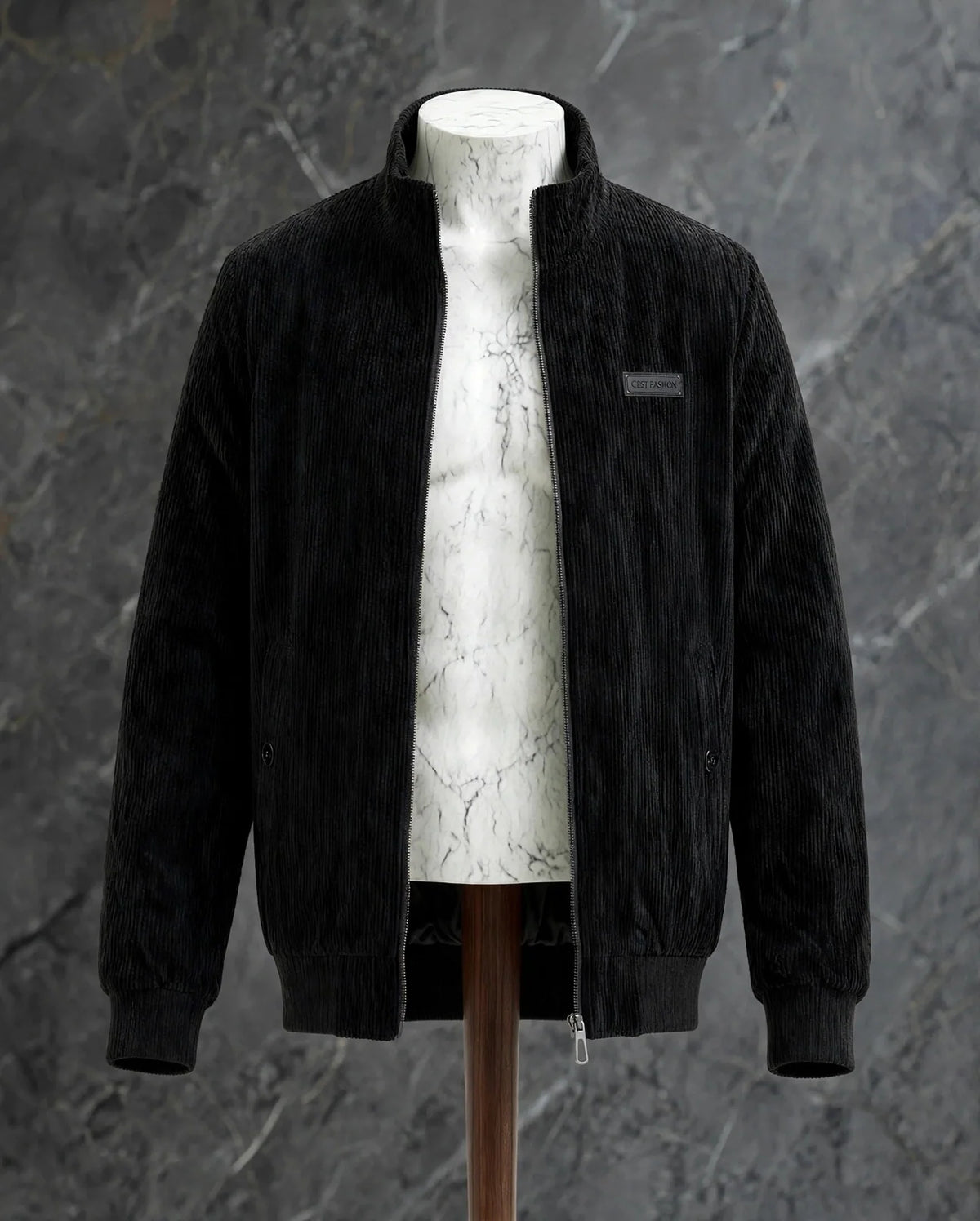 GUSTAVO | CHAQUETA DE PANA CON CUELLO ALTO
