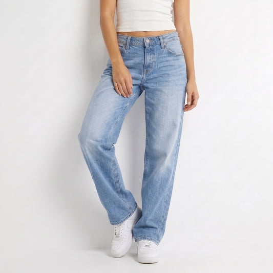 MAYA | JEANS WIDE LEG DE CORTE RELAJADO