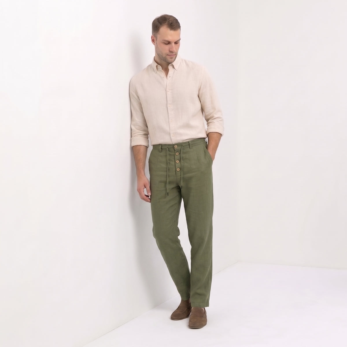 GABRIEL | PANTALÓN DE LINO RELAJADO