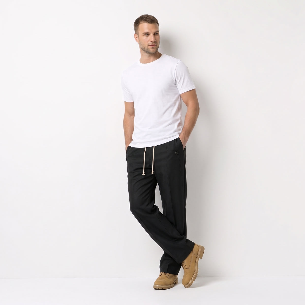 ALLESIO | PANTALÓN RELAJADO DE ALGODÓN