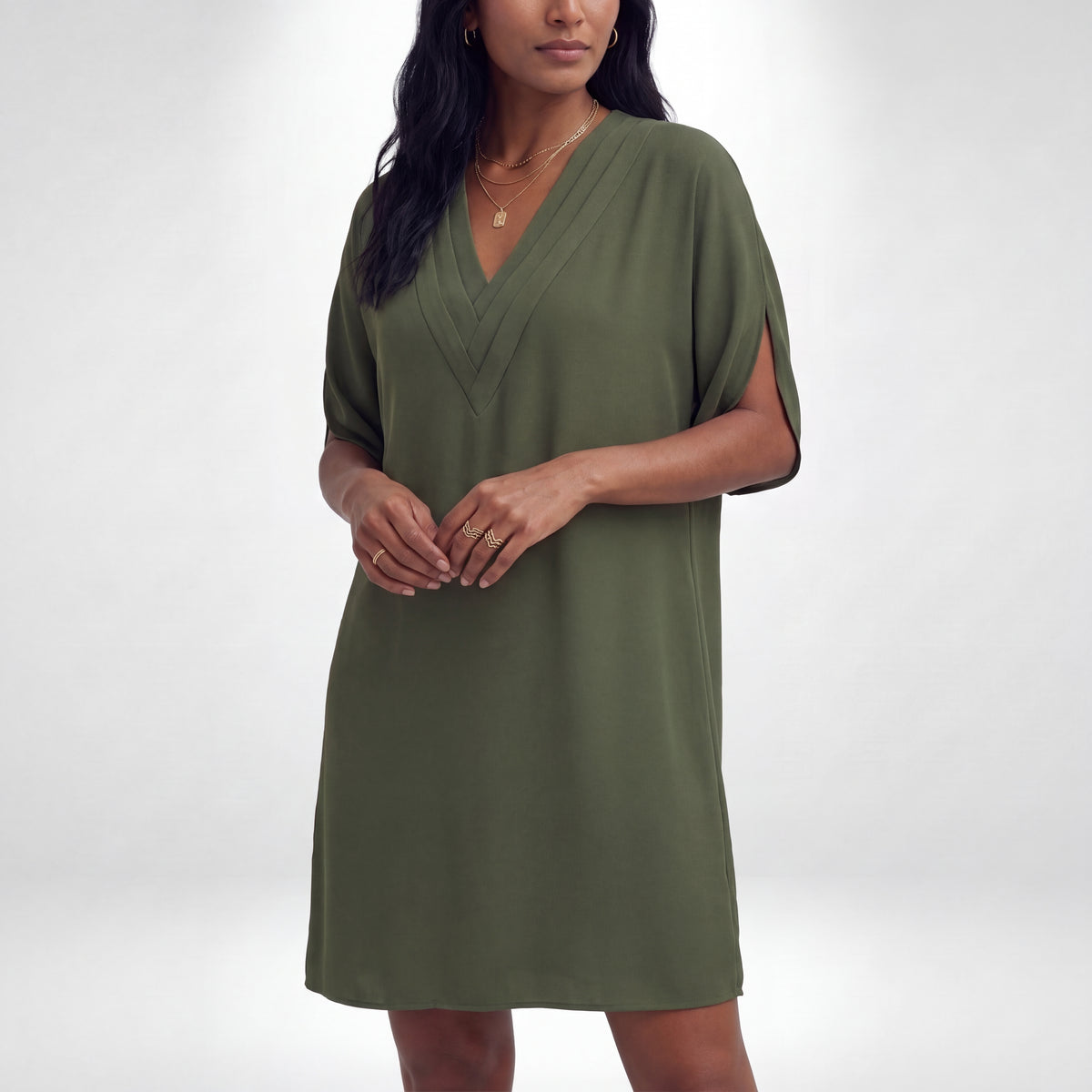 LUISA | VESTIDO DE VERANO CON ESCOTE EN V