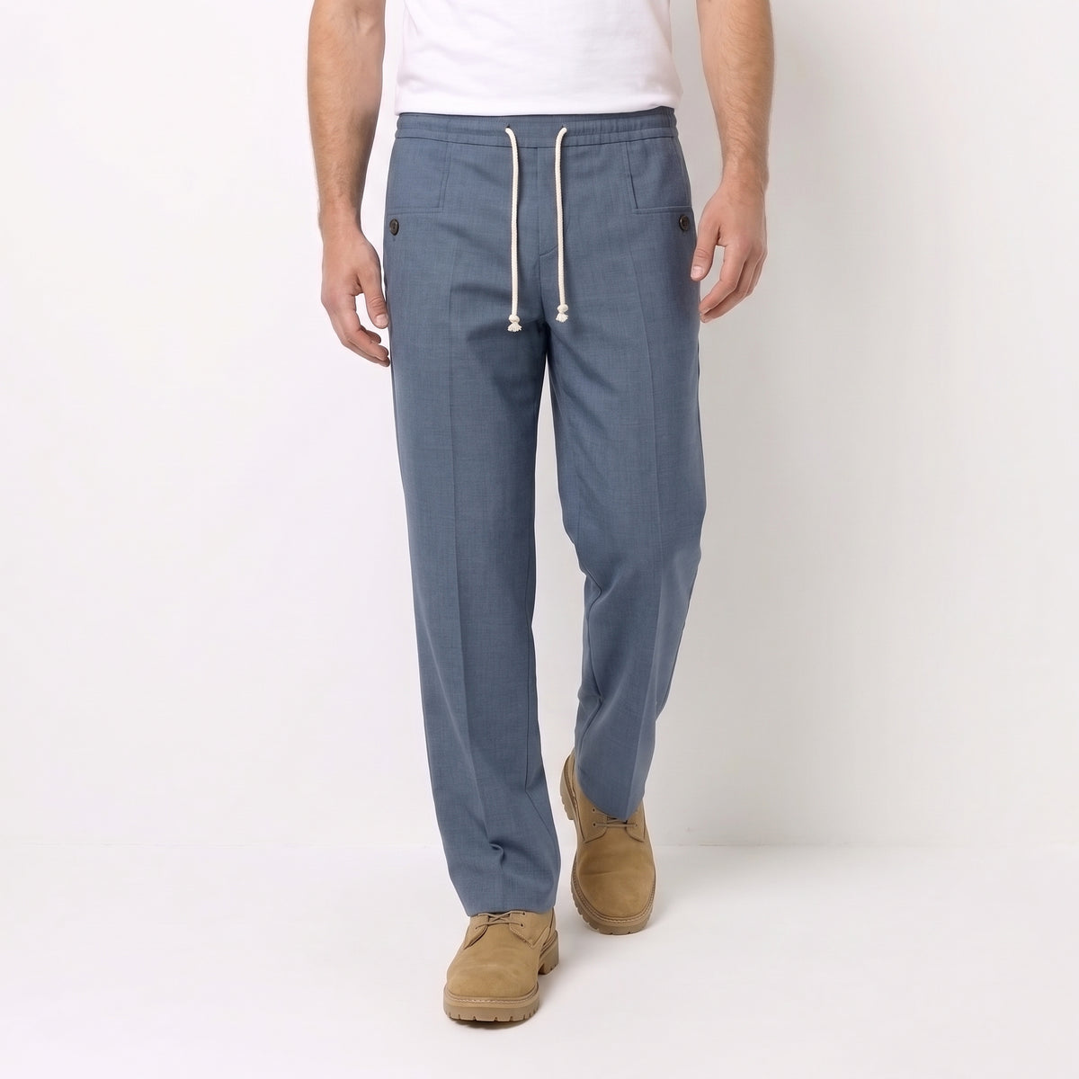 ALLESIO | PANTALÓN RELAJADO DE ALGODÓN
