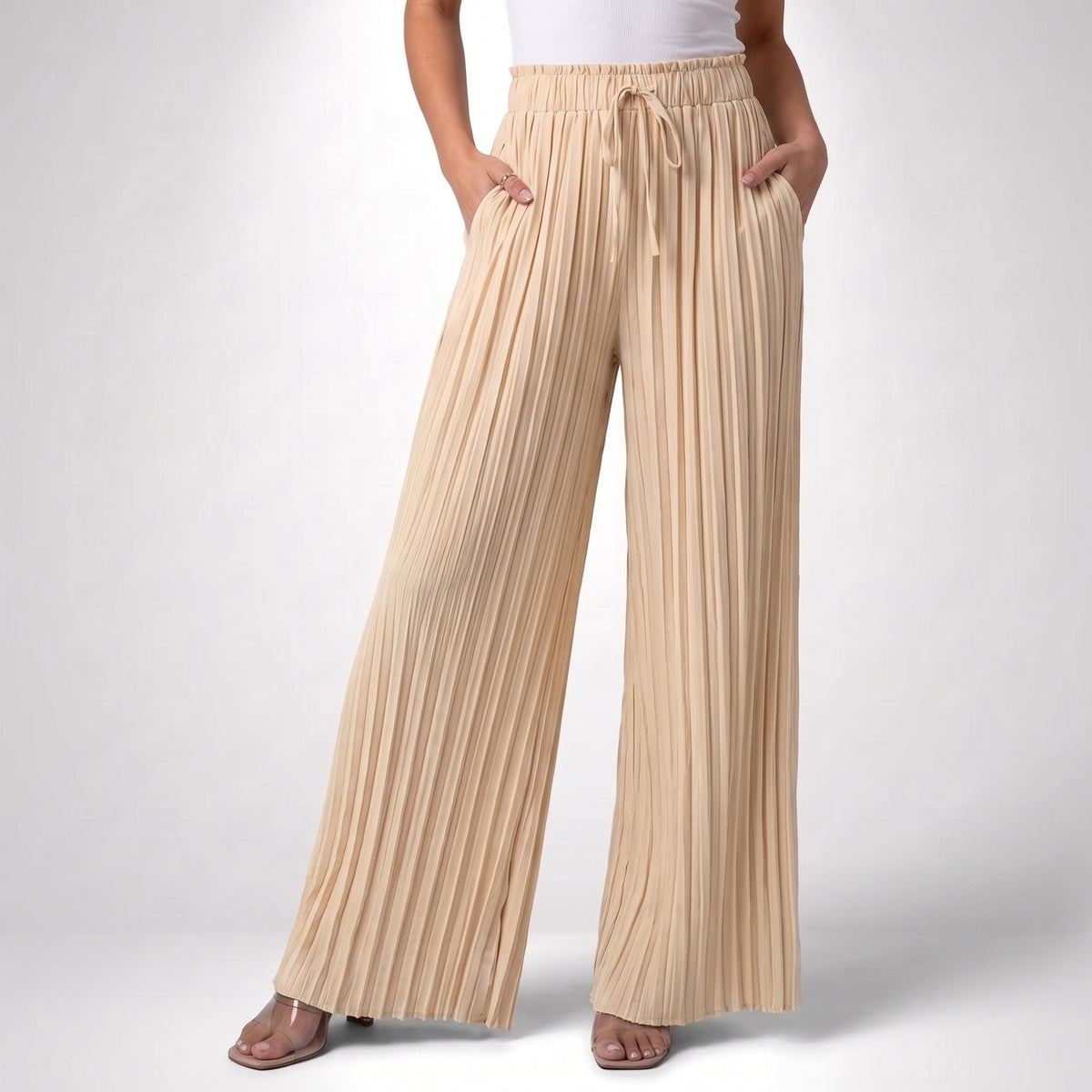 GEMMA | PANTALÓN PLISADO WIDE LEG