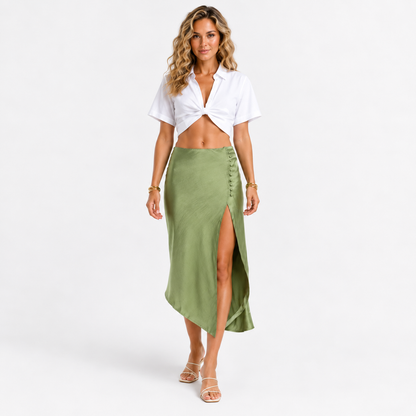 Olivia | Falda Satinada