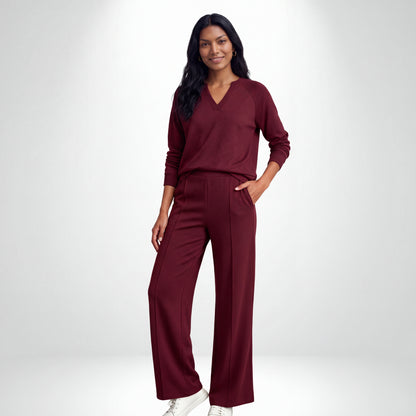 ROSA | CONJUNTO WIDE LEG DE 2 PIEZAS