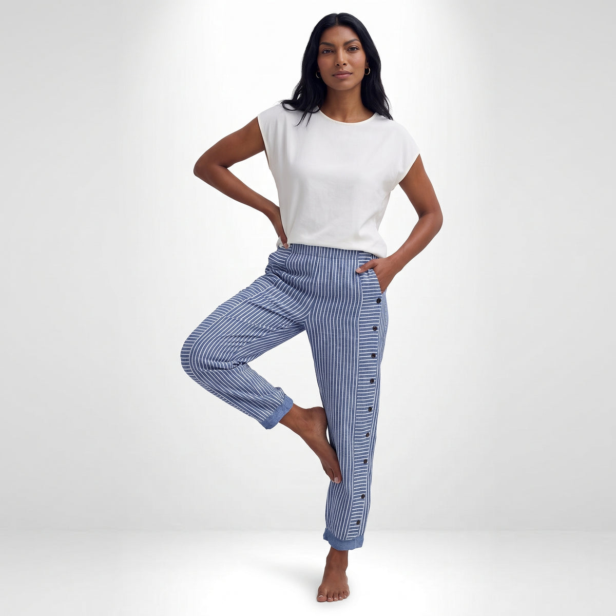 ALBA | PANTALÓN DE RAYAS