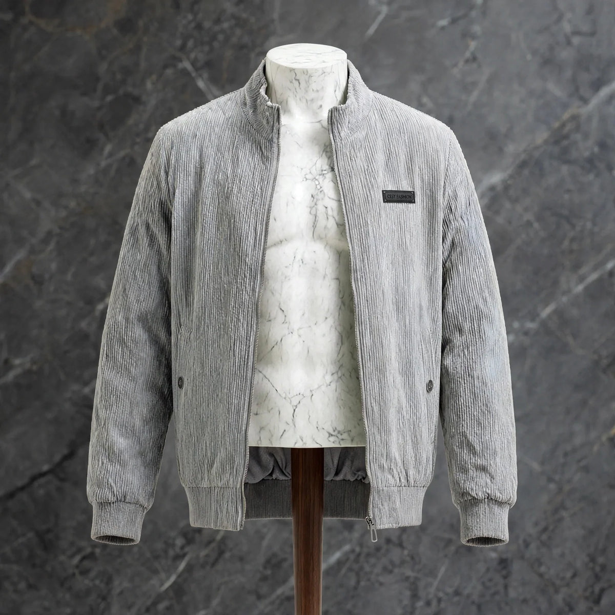 GUSTAVO | CHAQUETA DE PANA CON CUELLO ALTO