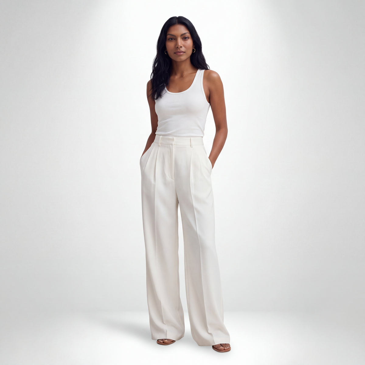 PAOLA | PANTALÓN PLISADO ELEGANTE