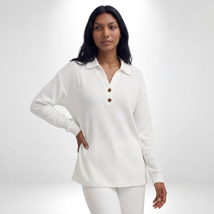CHIARA | BLUSA CON TEXTURA WAFFLE