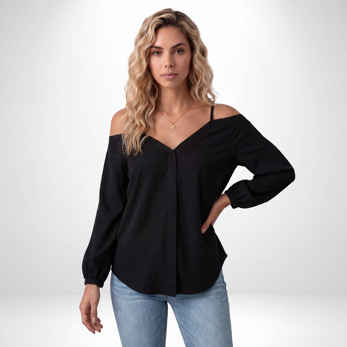 LIVIA | BLUSA ASIMÉTRICA OFF-SHOULDER