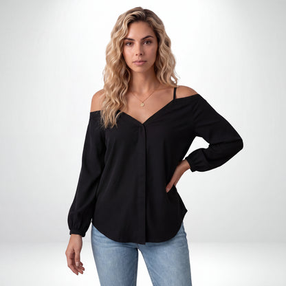 LIVIA | BLUSA ASIMÉTRICA OFF-SHOULDER