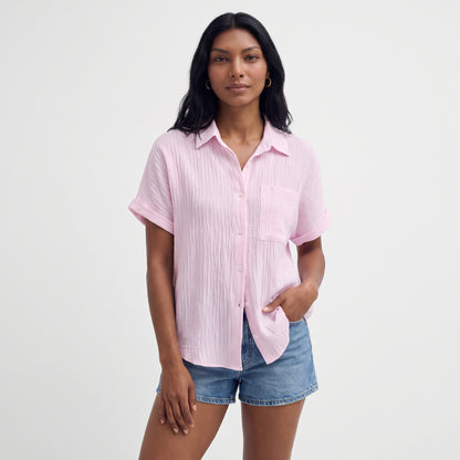 OFELIA | BLUSA HOLGADA CON CUELLO CAMISERO
