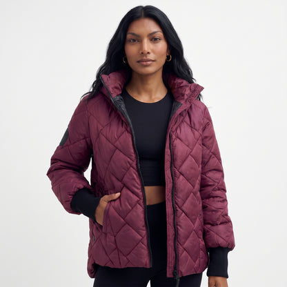DALIA | CHAQUETA ACOLCHADA CON PESPUNTE DE ROMBOS
