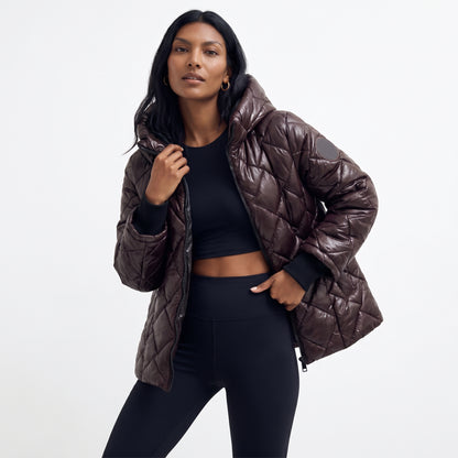 DALIA | CHAQUETA ACOLCHADA CON PESPUNTE DE ROMBOS