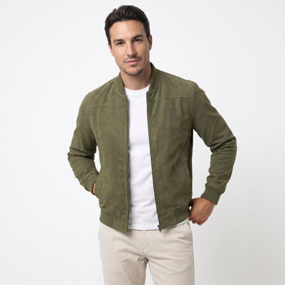 RAMON | CHAQUETA BOMBER DE SUEDE