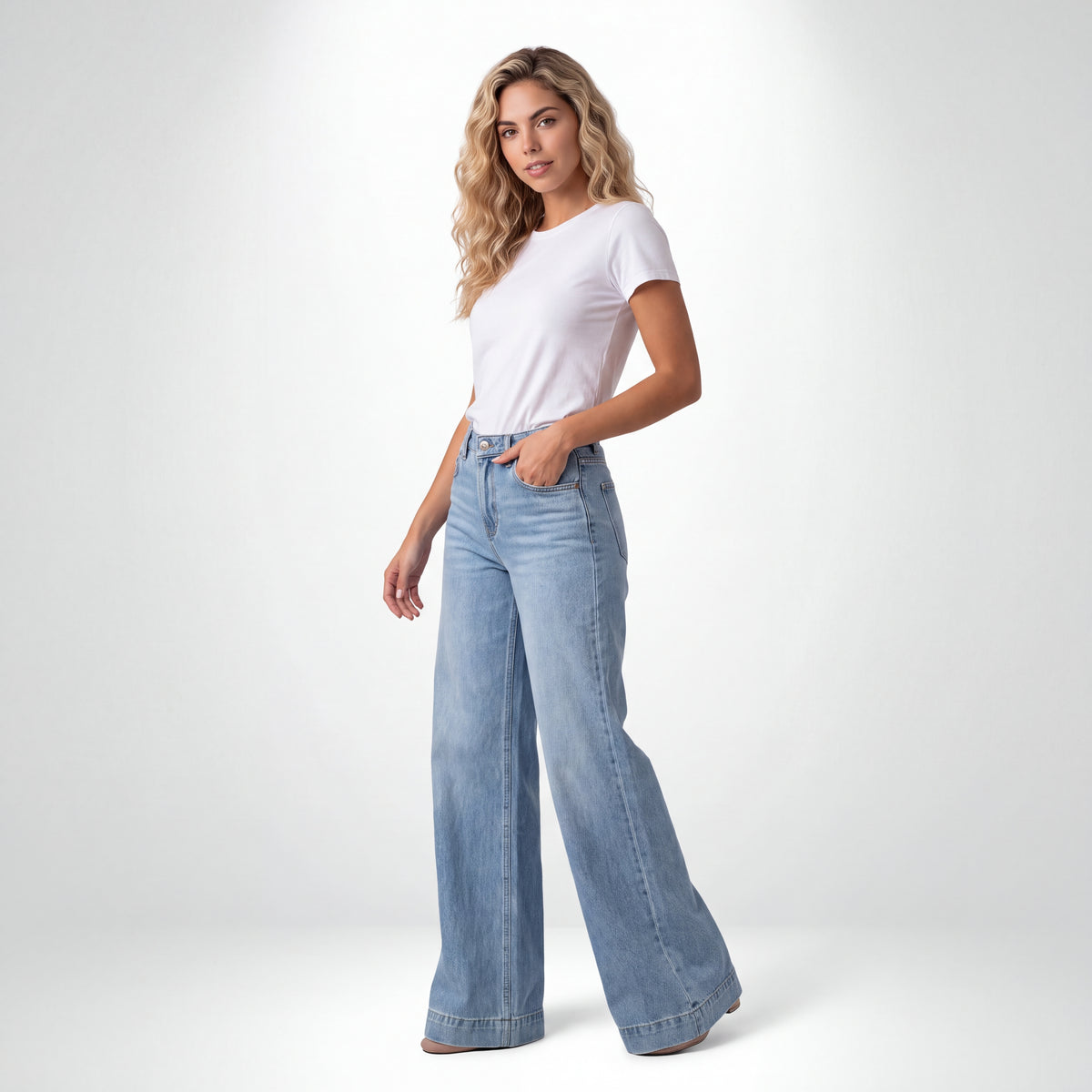 KIARA | JEANS WIDE LEG