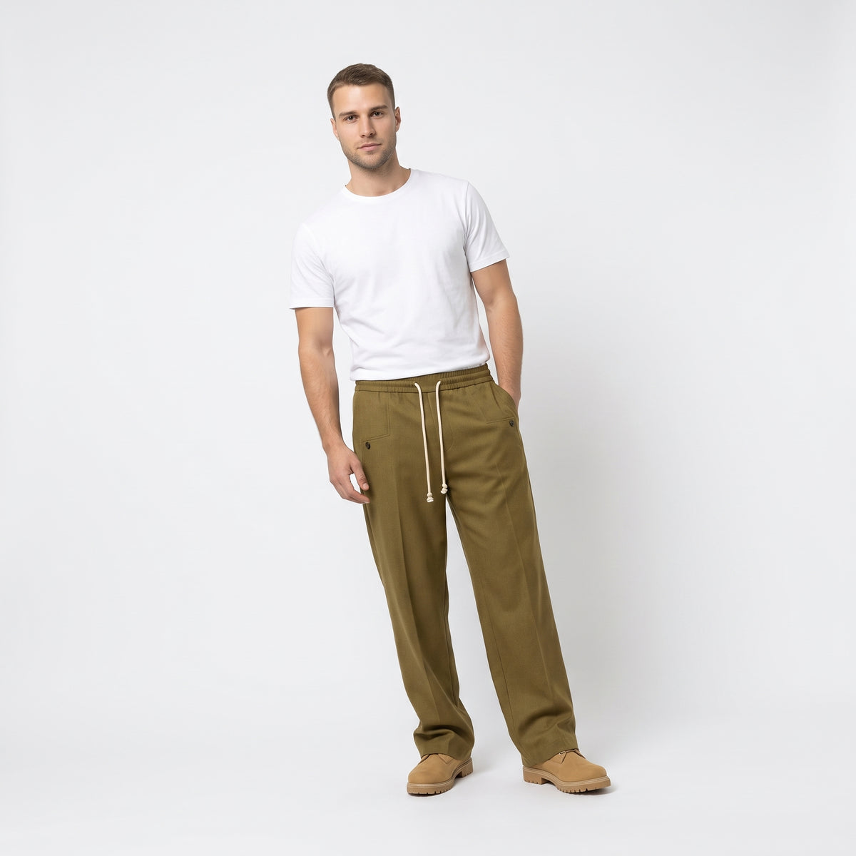ALLESIO | PANTALÓN RELAJADO DE ALGODÓN