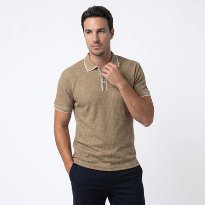 PAOLO | POLO DE PUNTO ACANALADO