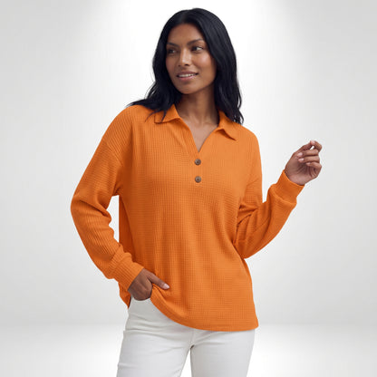 CHIARA | BLUSA CON TEXTURA WAFFLE