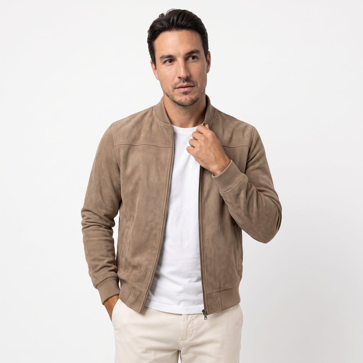 RAMON | CHAQUETA BOMBER DE SUEDE