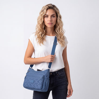YASMIN | BOLSO BANDOLERA MULTIBOLSILLOS