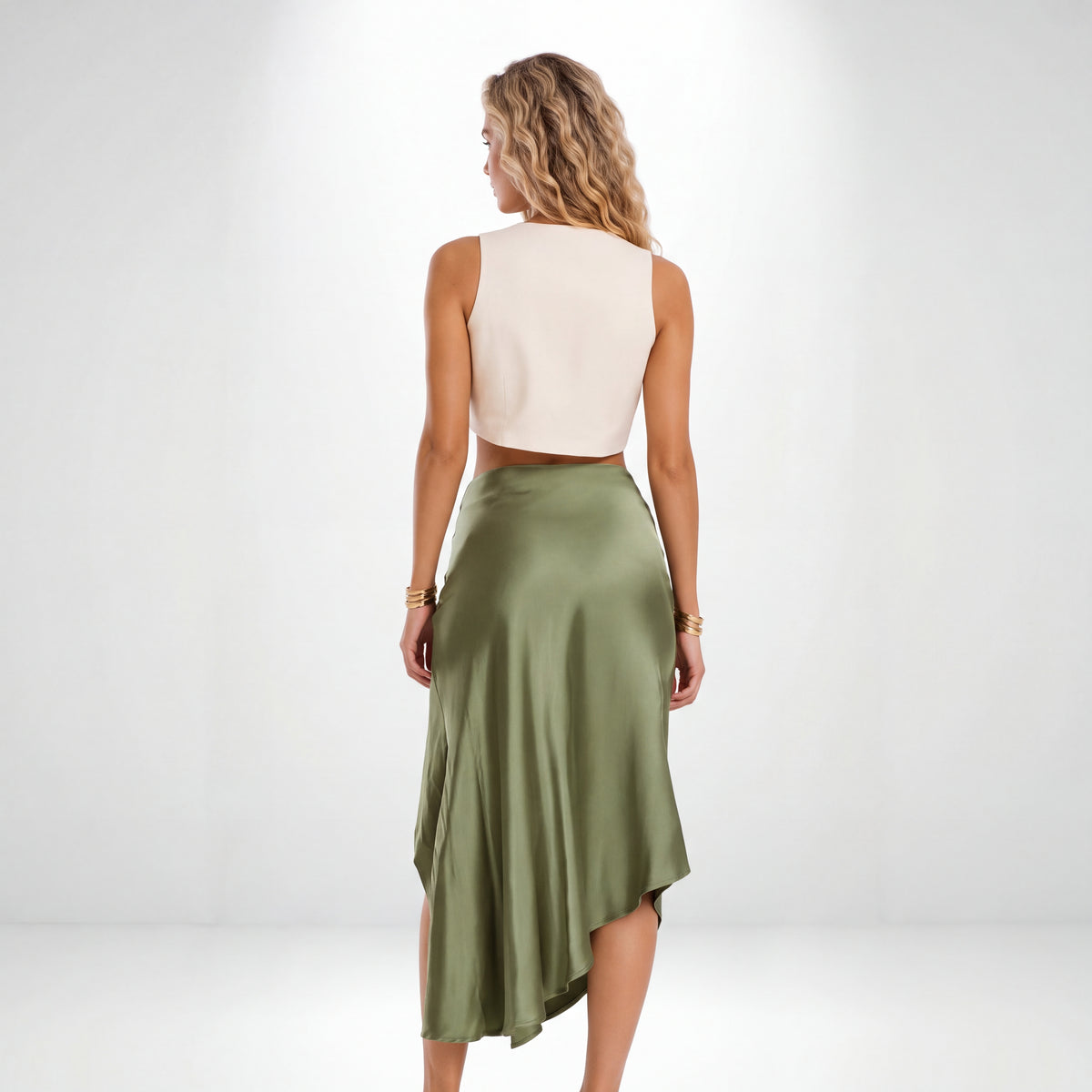 OLIVIA | FALDA SATINADA