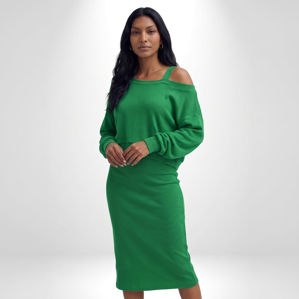 ABRIL | CONJUNTO VESTIDO & SUÉTER