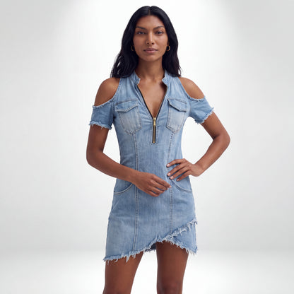 CELINE | VESTIDO DENIM BOHO