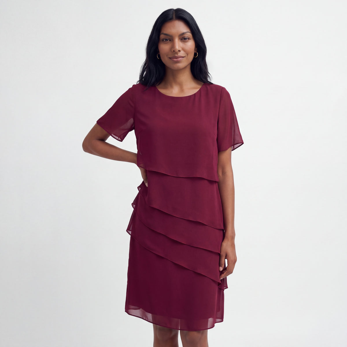 FRANCESCA | VESTIDO MIDI DE CHIFFON