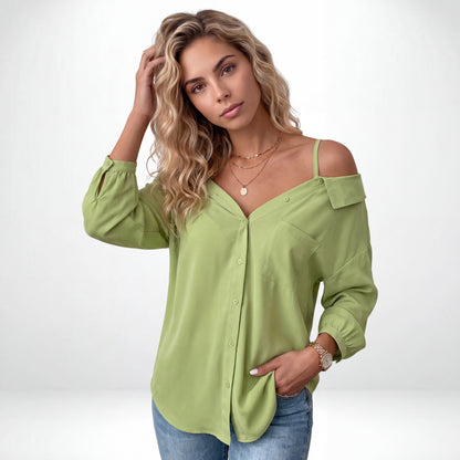 LIVIA | BLUSA ASIMÉTRICA OFF-SHOULDER