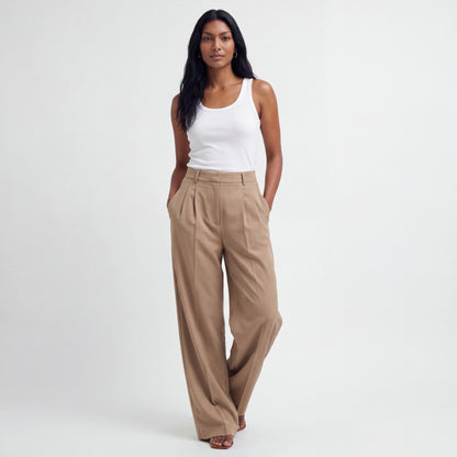 PAOLA | PANTALÓN PLISADO ELEGANTE