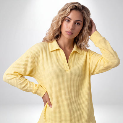 MARCELLA | TOP DE PUNTO CON ESCOTE EN V