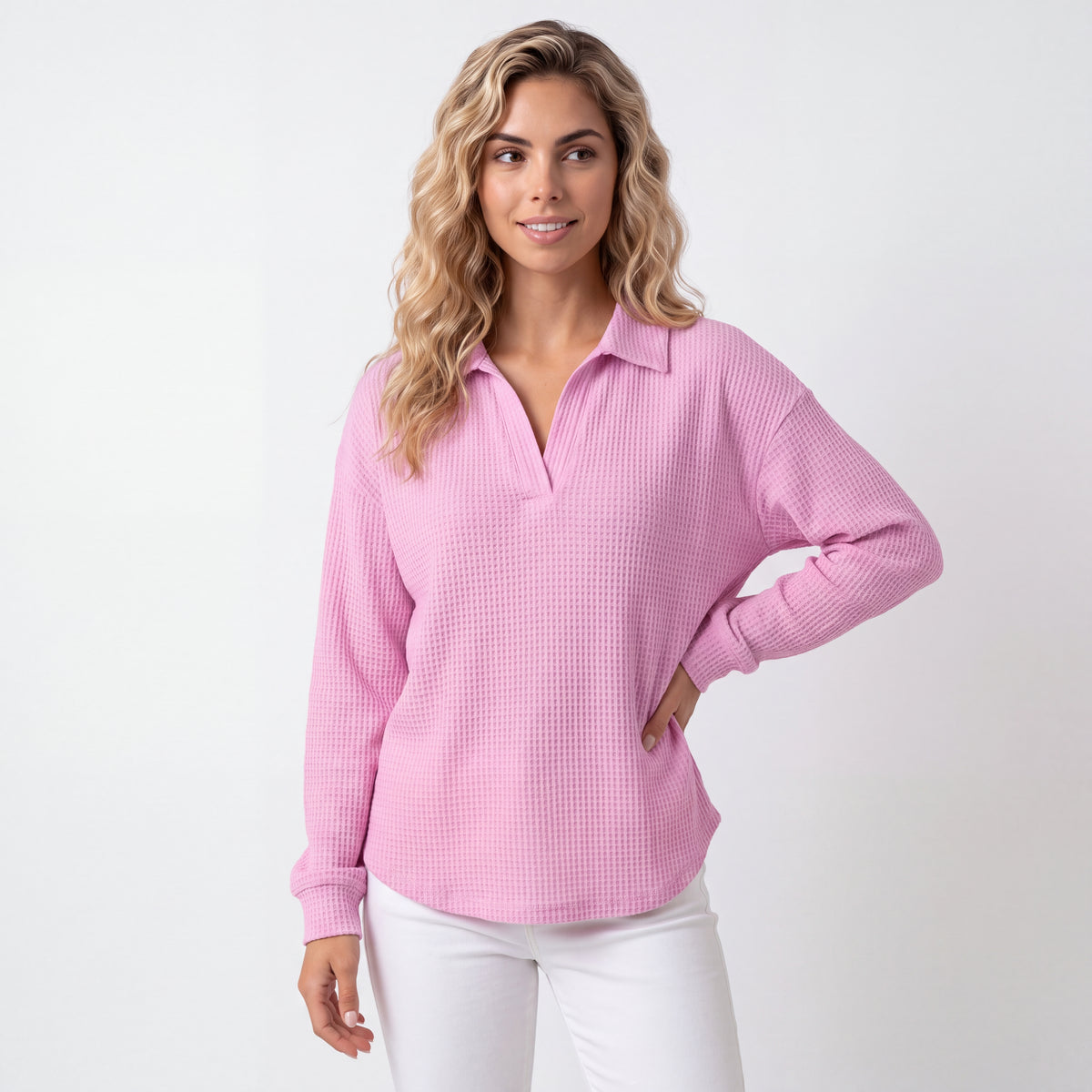 MARCELLA | TOP DE PUNTO CON ESCOTE EN V