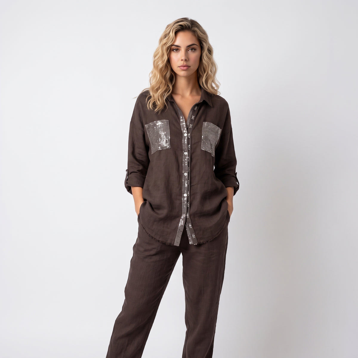 SAMARA | CONJUNTO CON DETALLES DE LENTEJUELAS