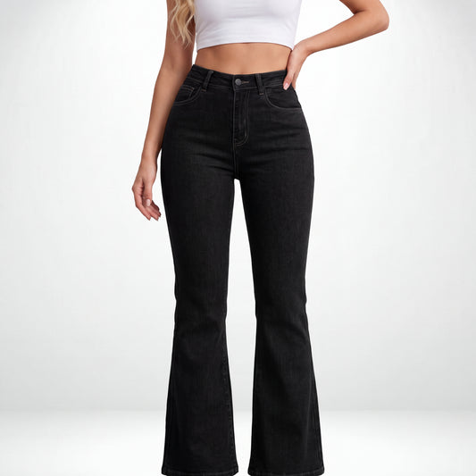 NOELLE | JEANS FLARE DE CINTURA ALTA