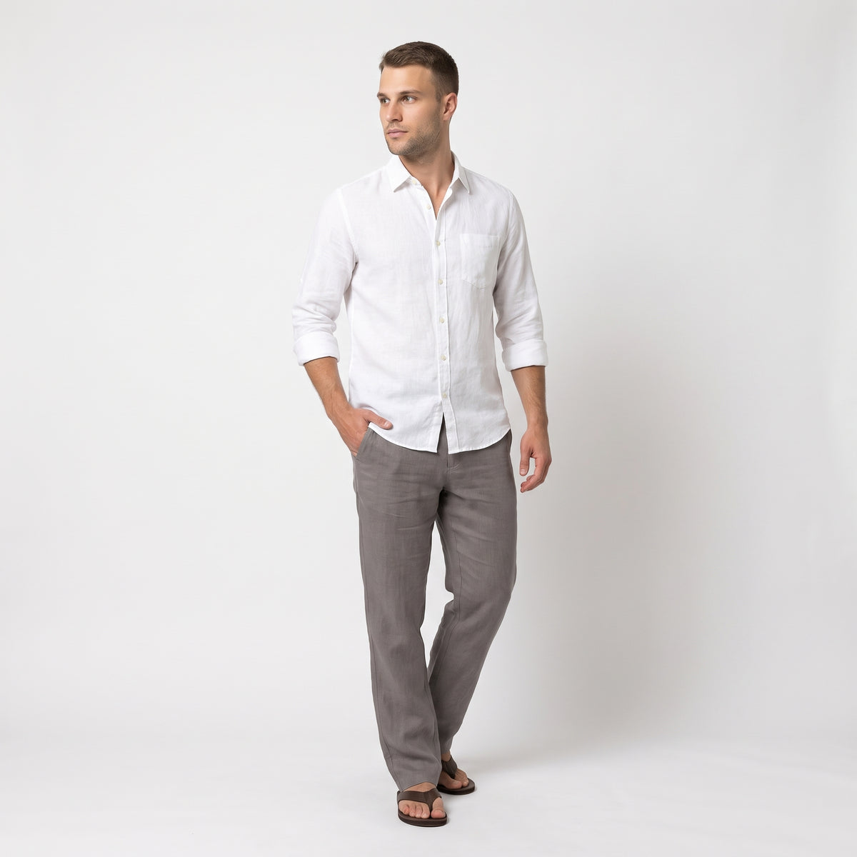 GIULIO | PANTALÓN CASUAL DE PIERNA RECTA