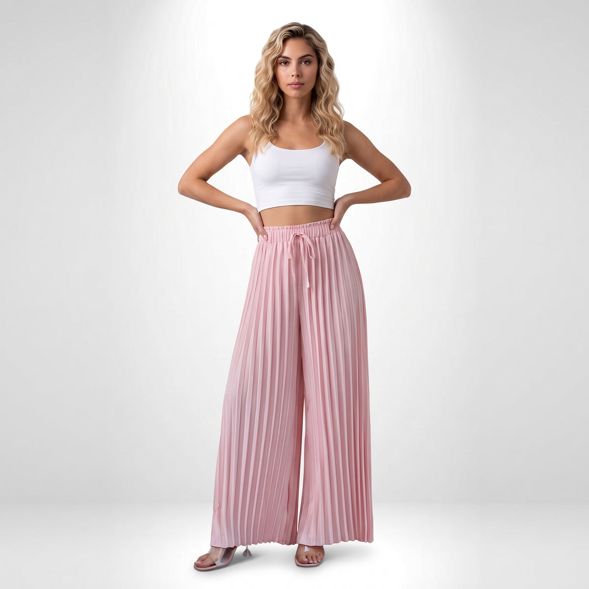 GEMMA | PANTALÓN PLISADO WIDE LEG